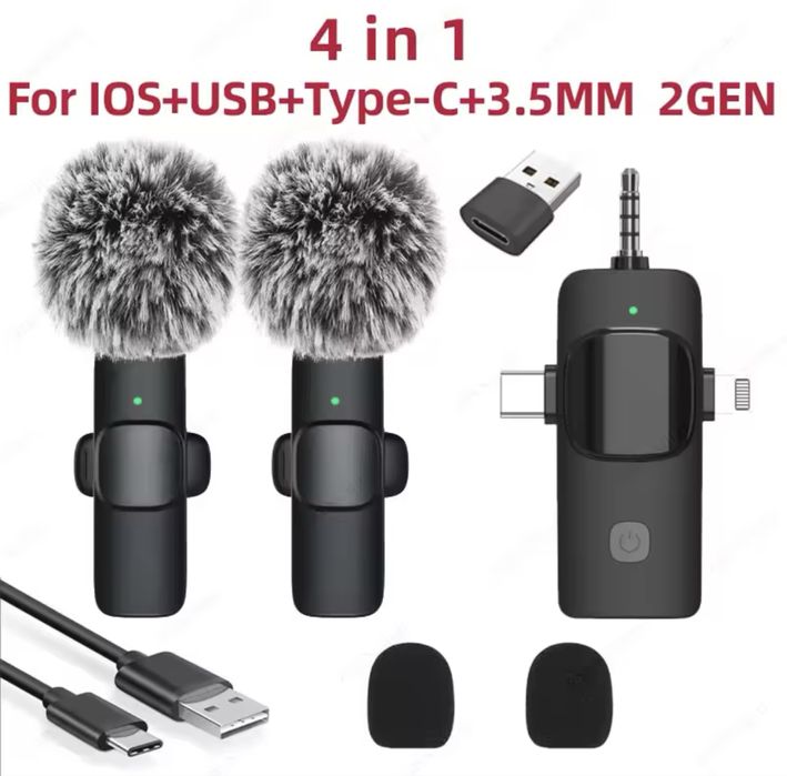 Set 2 lavaliere -wireless