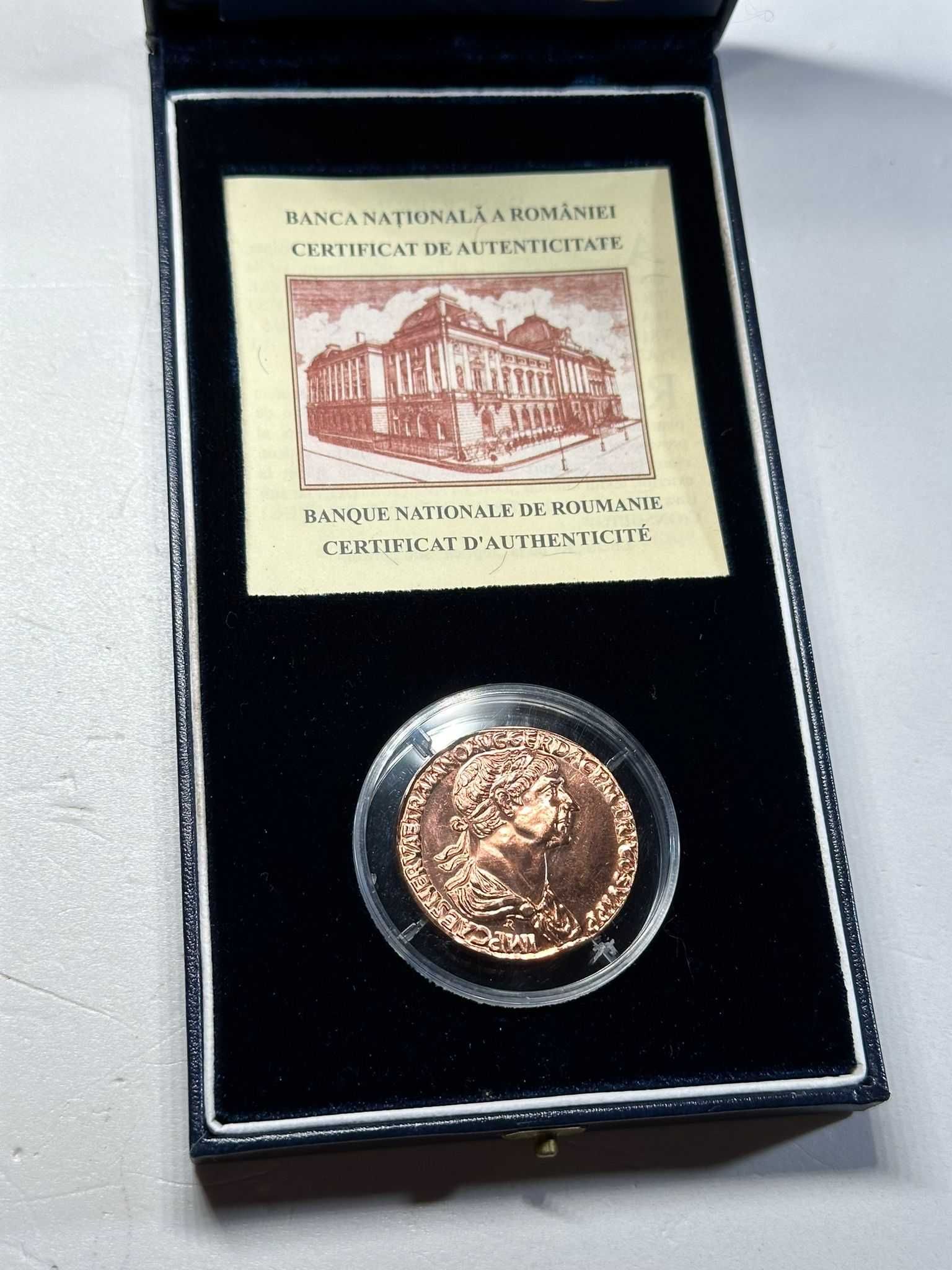 Monedă BNR SESTERT - Replică in tombac după o moneda romana - 2006 !
