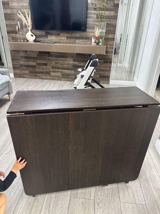 Стол книжка раскладной с железными ножками