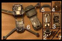 Piese Dji mavic 2 pro placa de baza ghimbal camera merg si la zoom
