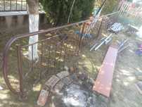 Balustrada fier masiv 9 metri