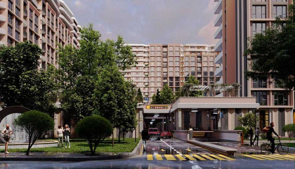 2-х комнатная в ЖК «Bobur Residence» вид смотрит во двор ID: 3228