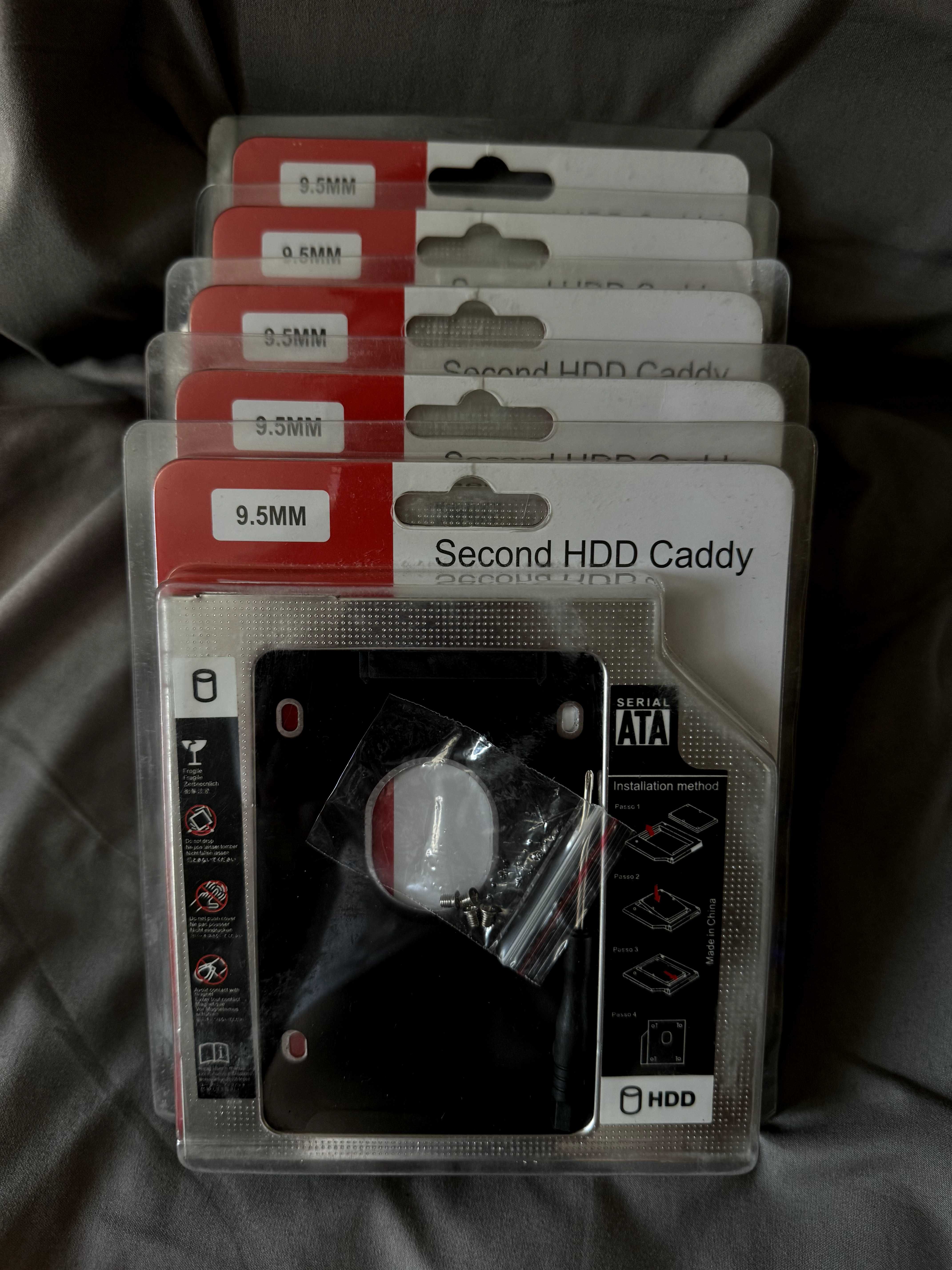 Second HDD Caddy 9.5mm — переходник под второй жёсткий диск в ноутбук
