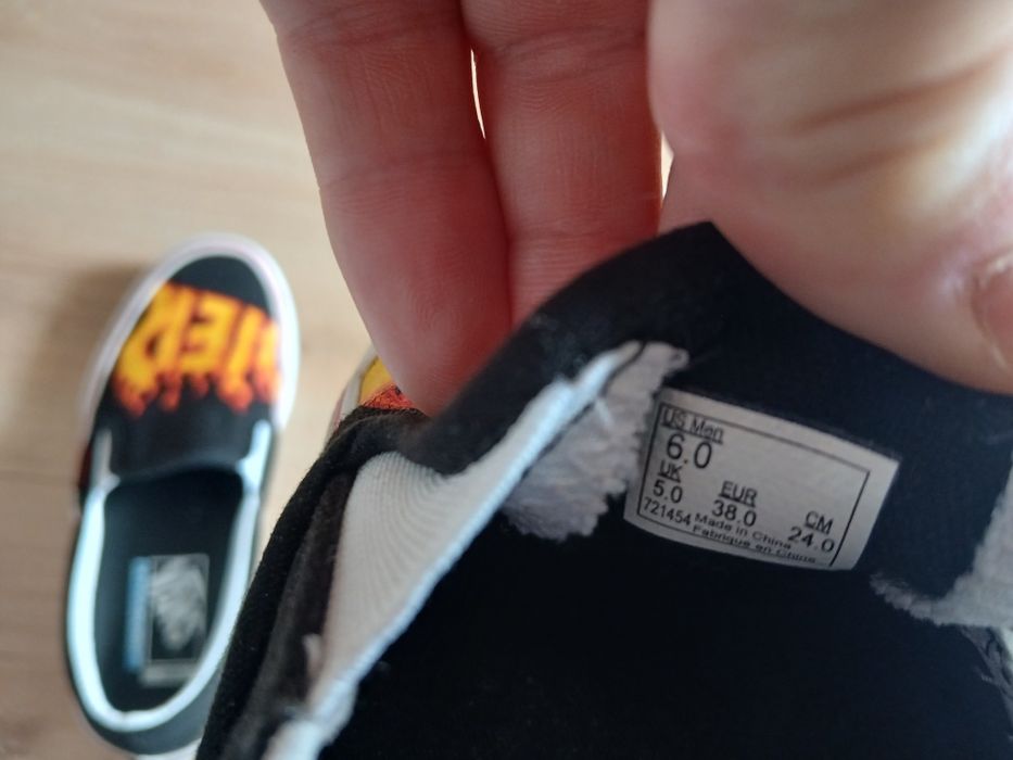 Vans x Thrasher Slip-on pro skate shoes