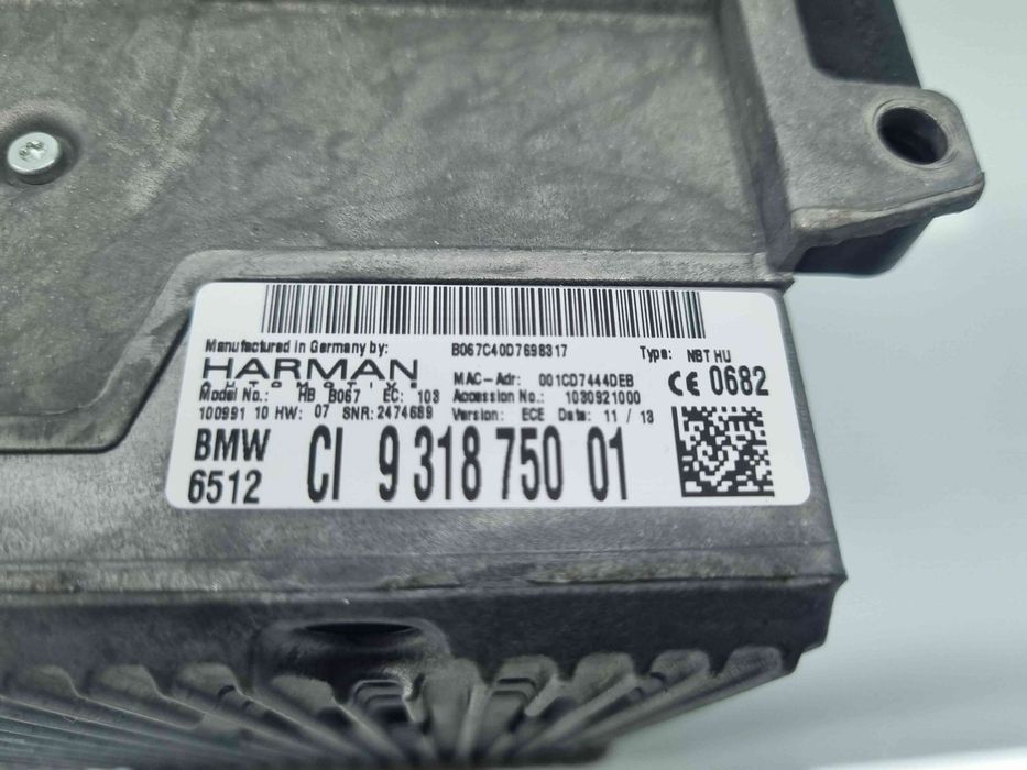 Radio CD cu navigatie Bmw 5 (F10) [Fabr 2011-2016] 931875001