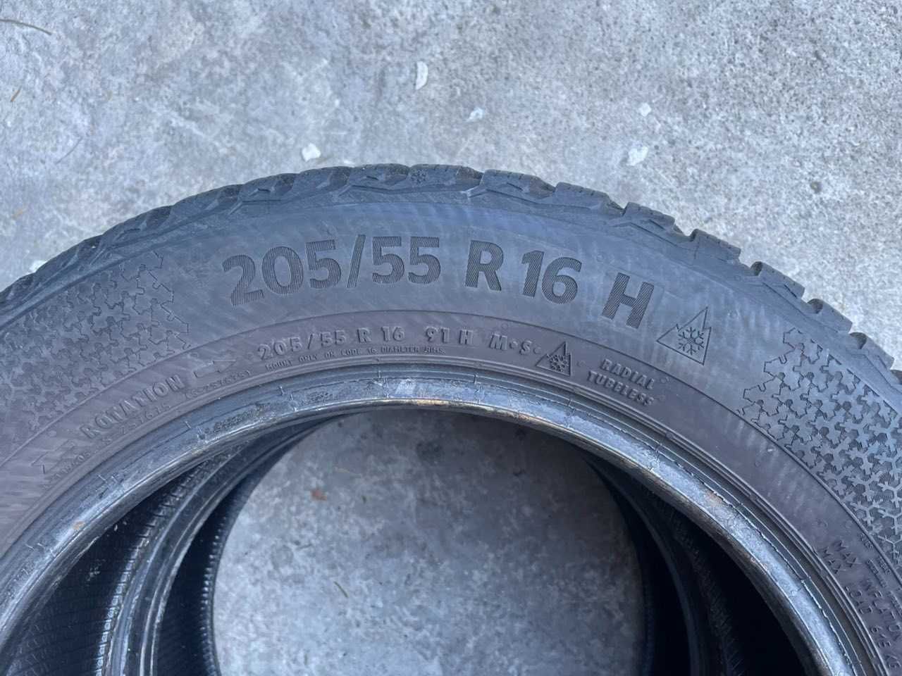 2бр Continental 205/55/16 dot3321 | 6.5mm