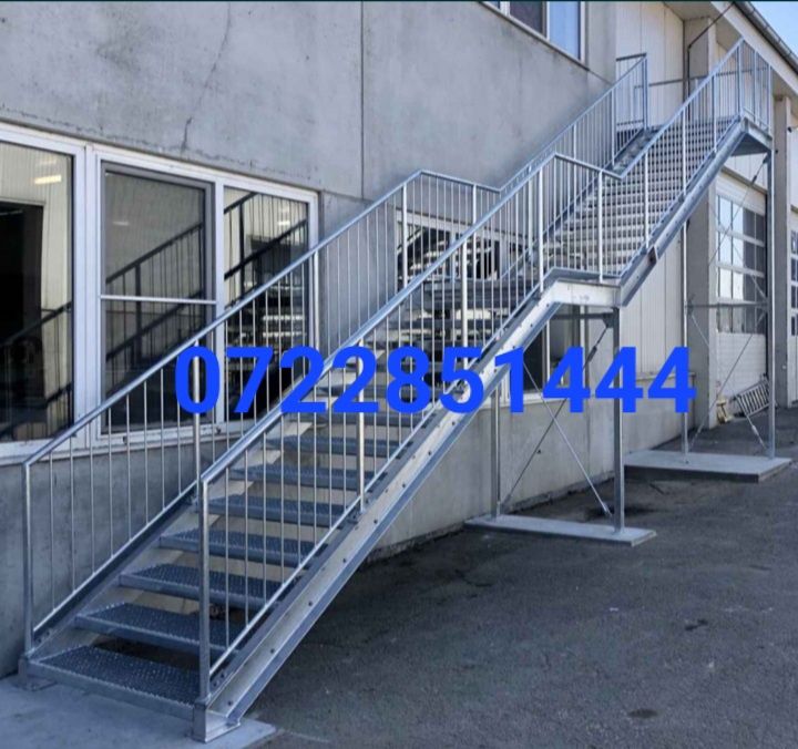 Scara metalica zincata 4mm 7m l