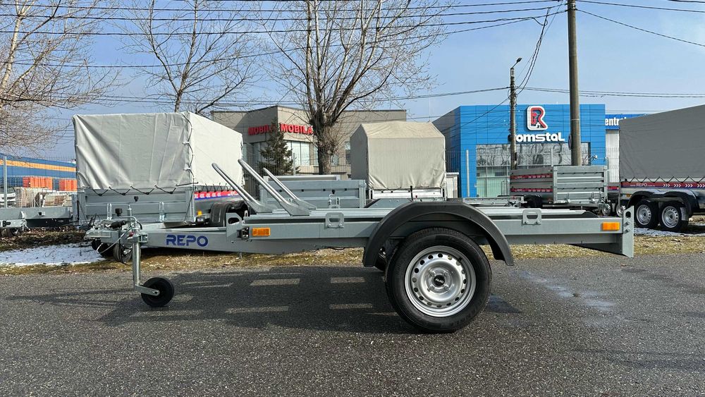 Remorcă basculabilă ATV – MOTO 750kg nouă REPO carte RAR