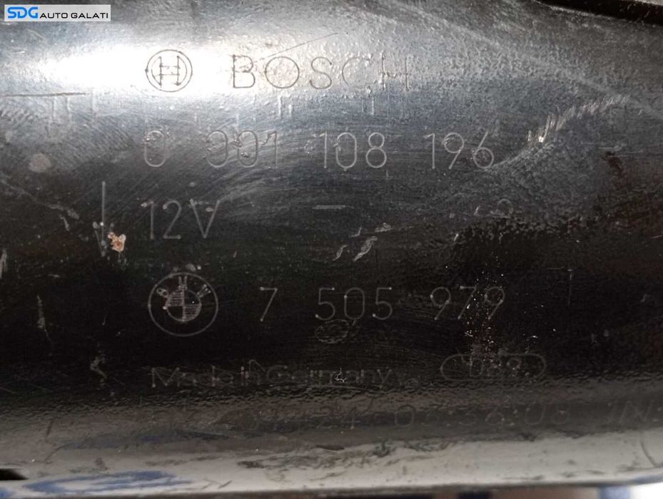 Electromotor cu 9 Dinti Cutie Manuala BMW X5 E53 3.0 i 2000 - 2006 Cod 0001108196 7505979 [M5840]