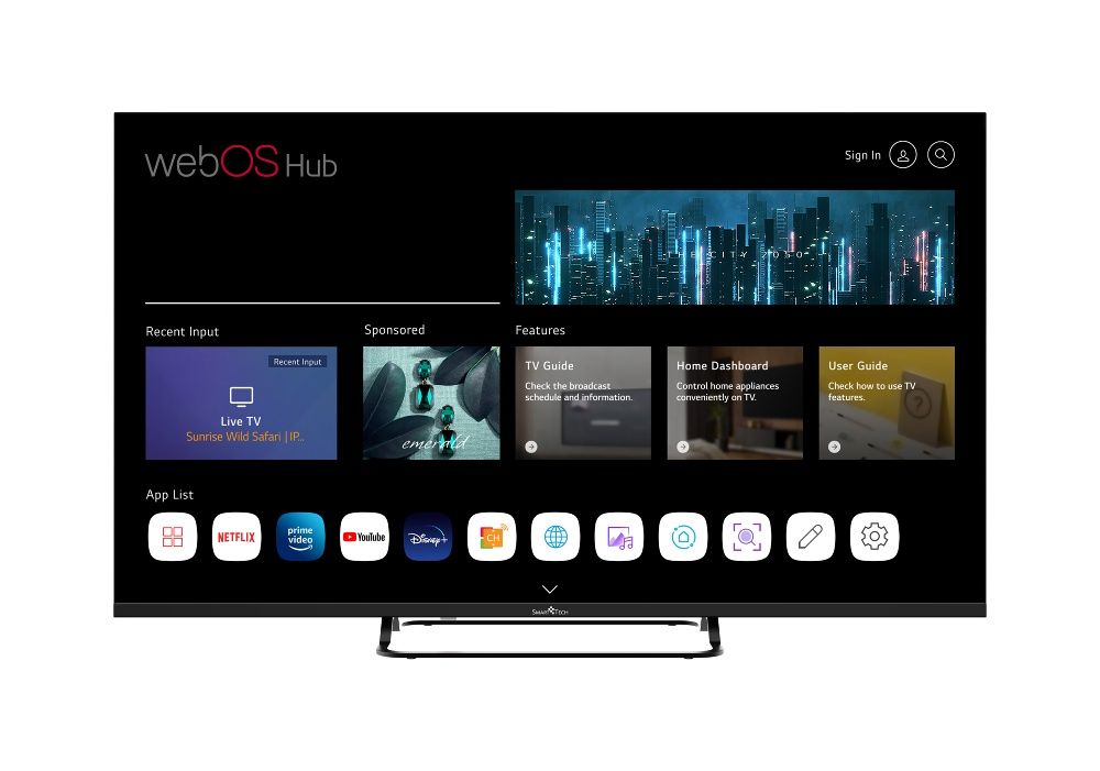 Televizor SmartTech LED 43UW02V, 108 cm, Smart WebOS, 4K Ultra HD Nou!