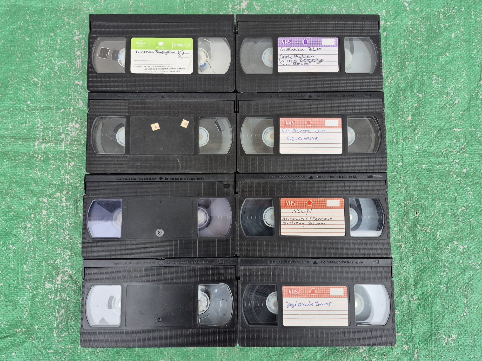 Vând 54 casete video VHS, Sony, Jvc, Tdk, Basf,originale de colectie