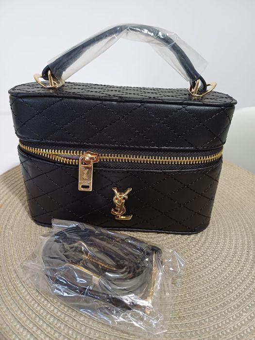 Geanta Piele Neagra Yves Saint Laurent