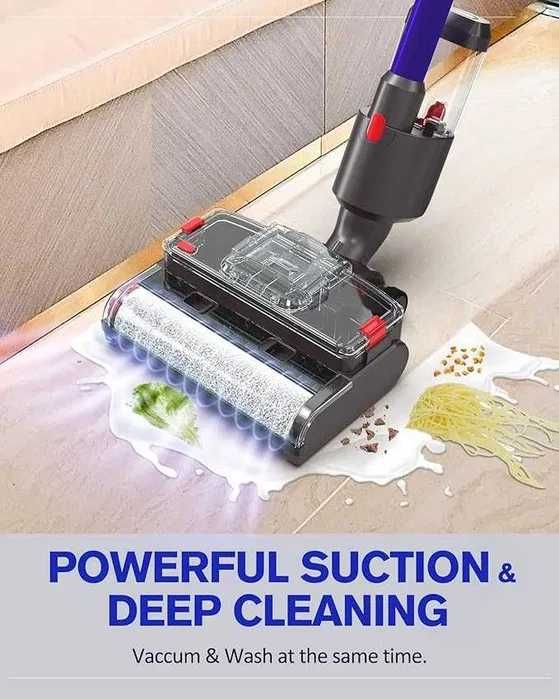 Електрическа почистваща глава за серия Dyson V, липсва контейнер-вода