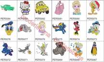 programe de broderie pentru COPII vol.1/ personaje celebre