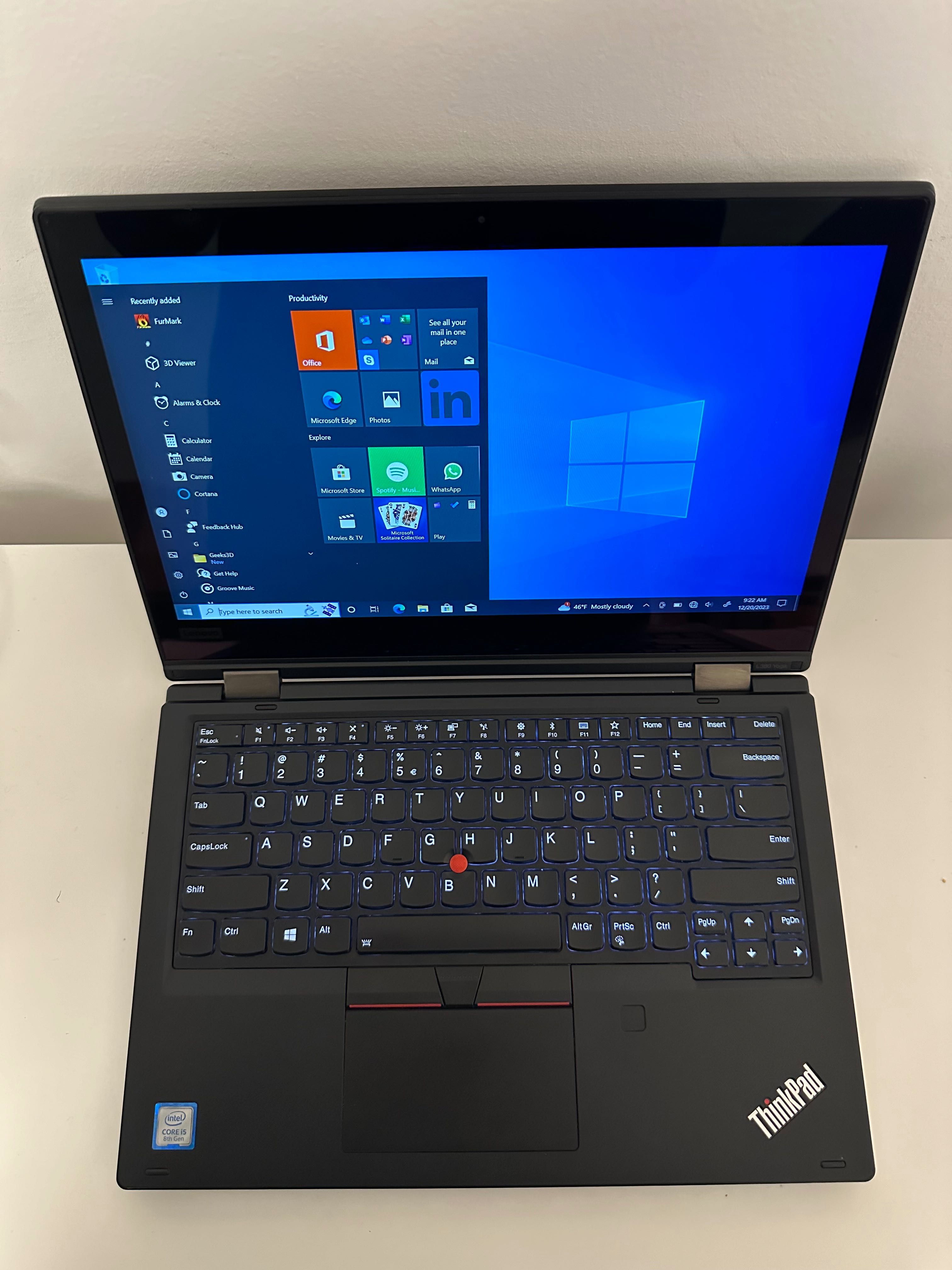 piese laptop Lenovo L380 Yoga 13.3 FHD touch 2018 ddr4 ssd 512