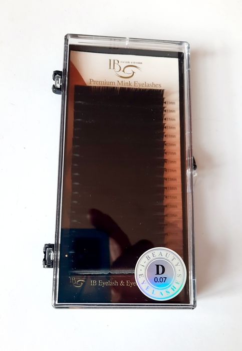 Extensii de gene IB Premium Mink Eyelashes D 0.07, 11mm, 20 linii
