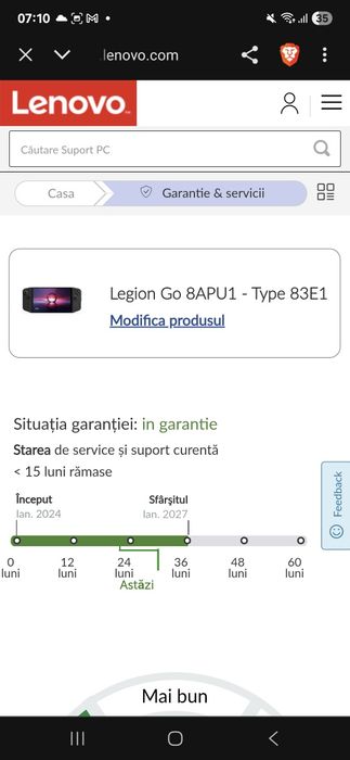 Lenovo Legion GO cu garantie! 1Tb + cont