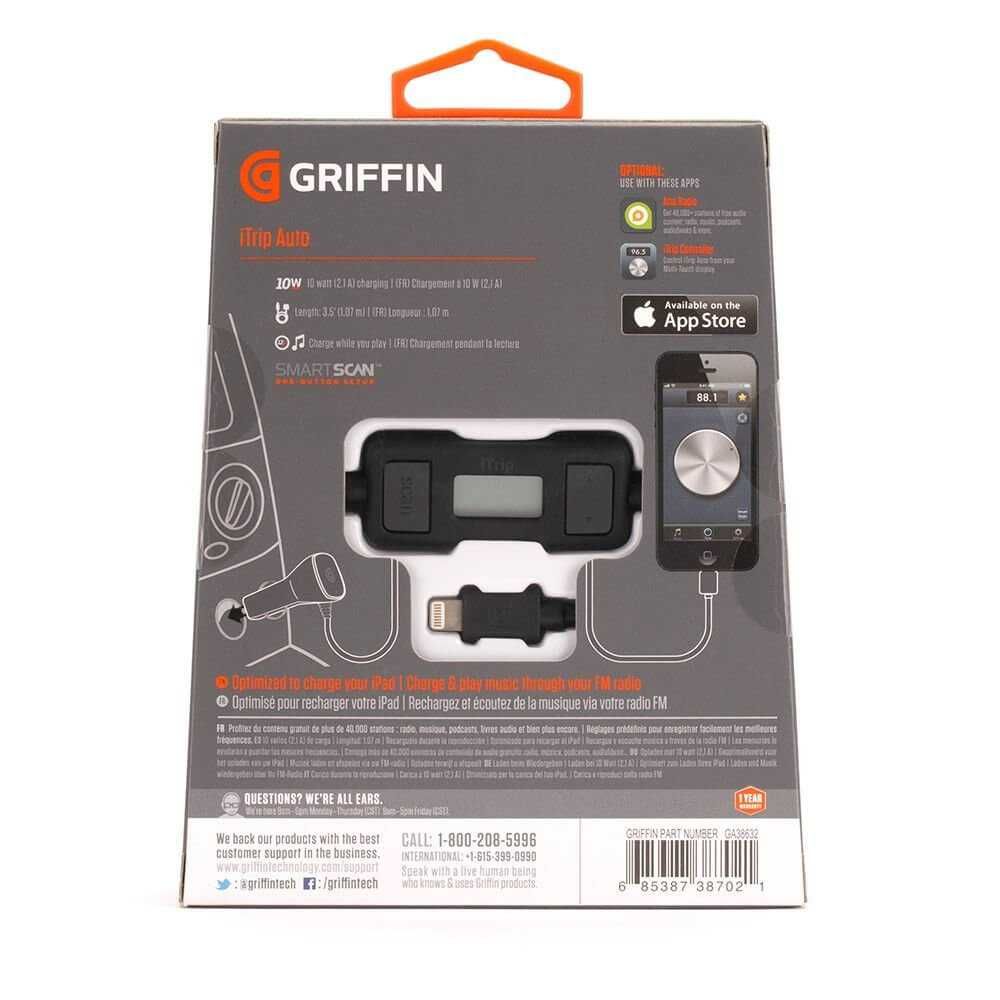 Griffin iTrip FM Transmitter Lightning Connector - FM трансмитер и зар