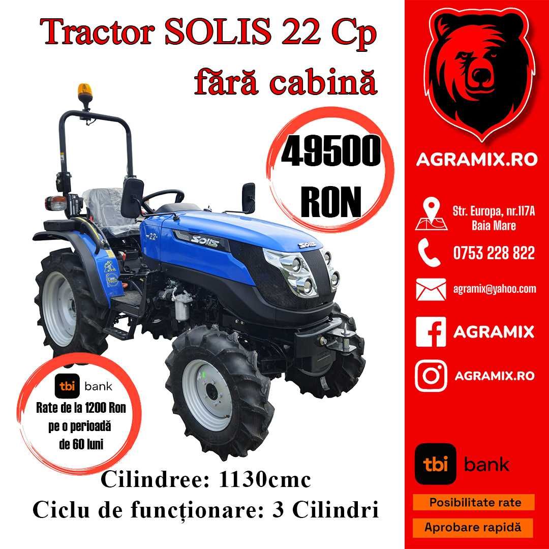 Tractor Solis nou 22 Cp fara cabina Agramix