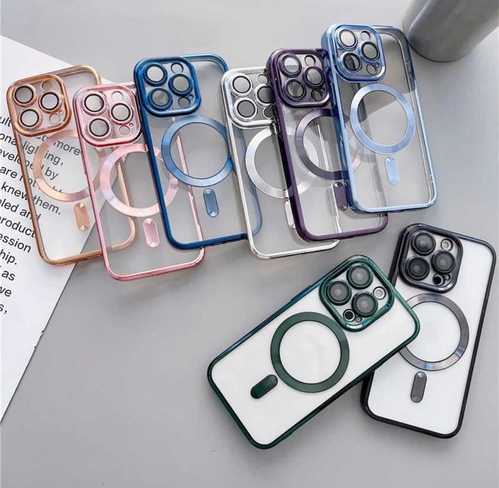 Husa Luxury MagSafe pentru iPhone 15 , 15 Pro , 15 Plus , 15 Pro Max