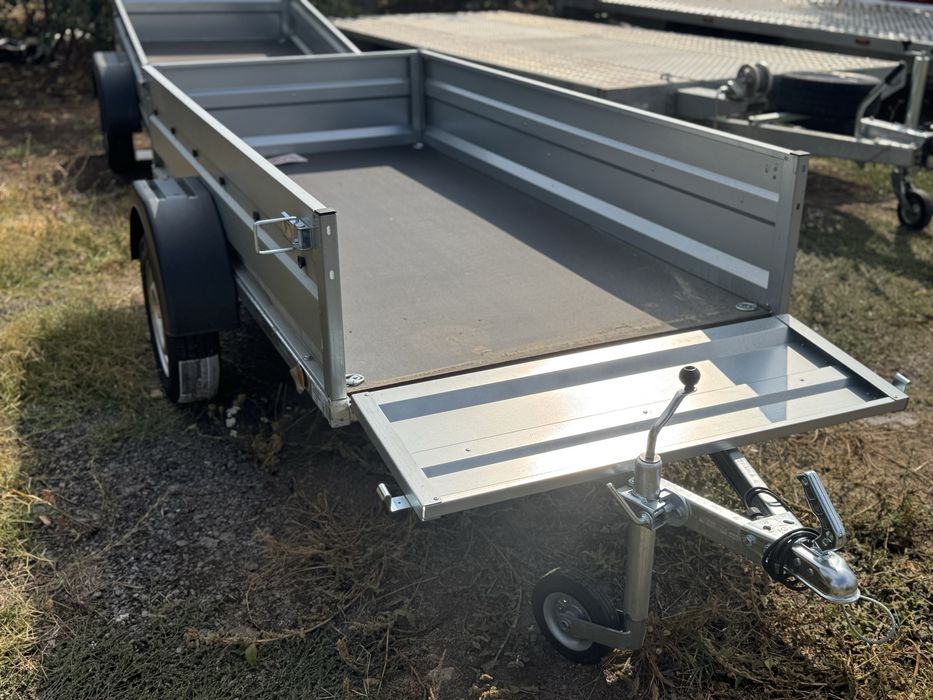 Remorca nouă 750 kg, basculabilă, 210x112 cm, posibilitate RATE!!