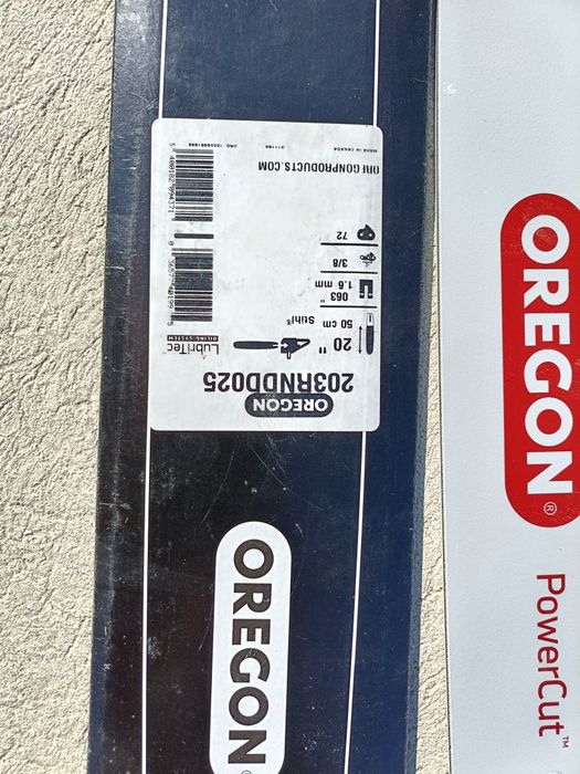 Lame de drujbă Oregon și lanț de 60 cm