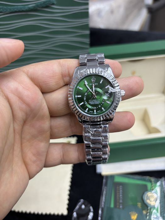 Ceas rollex datejust green