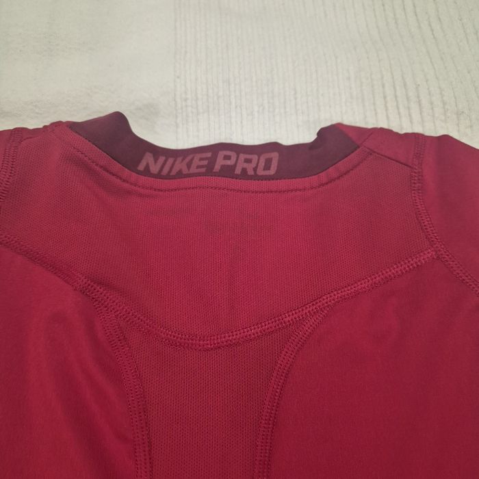 Мъжки потник Nike PRO, XL-умален, цвят бордо