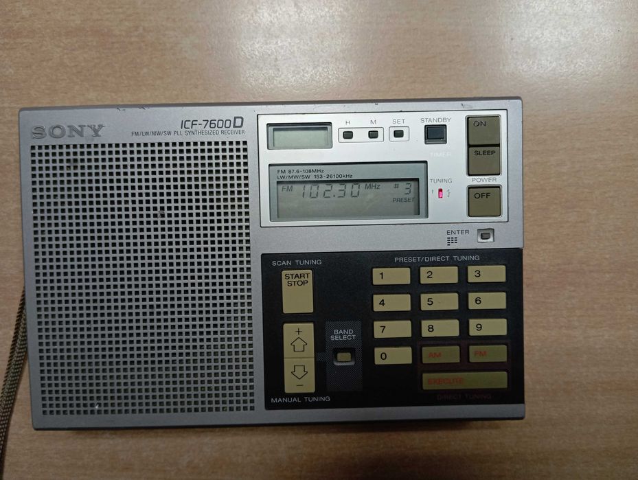 Sony ICF-7600D - оригинален портативен радиоприемник