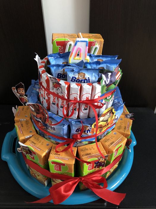 Tort din dulciuri gradinita