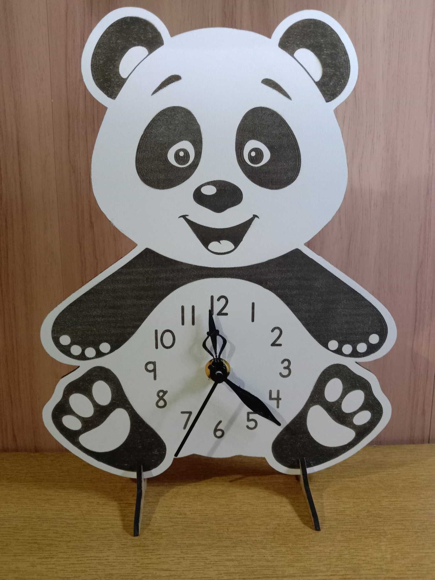 Детские часы "Панда" настенныее, настольные