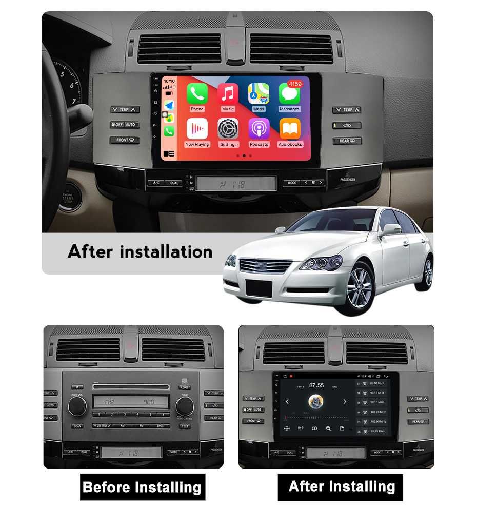 Navigatie Toyota Mark 2004 - 2009, 2GB 4GB 8GB Garantie Camera