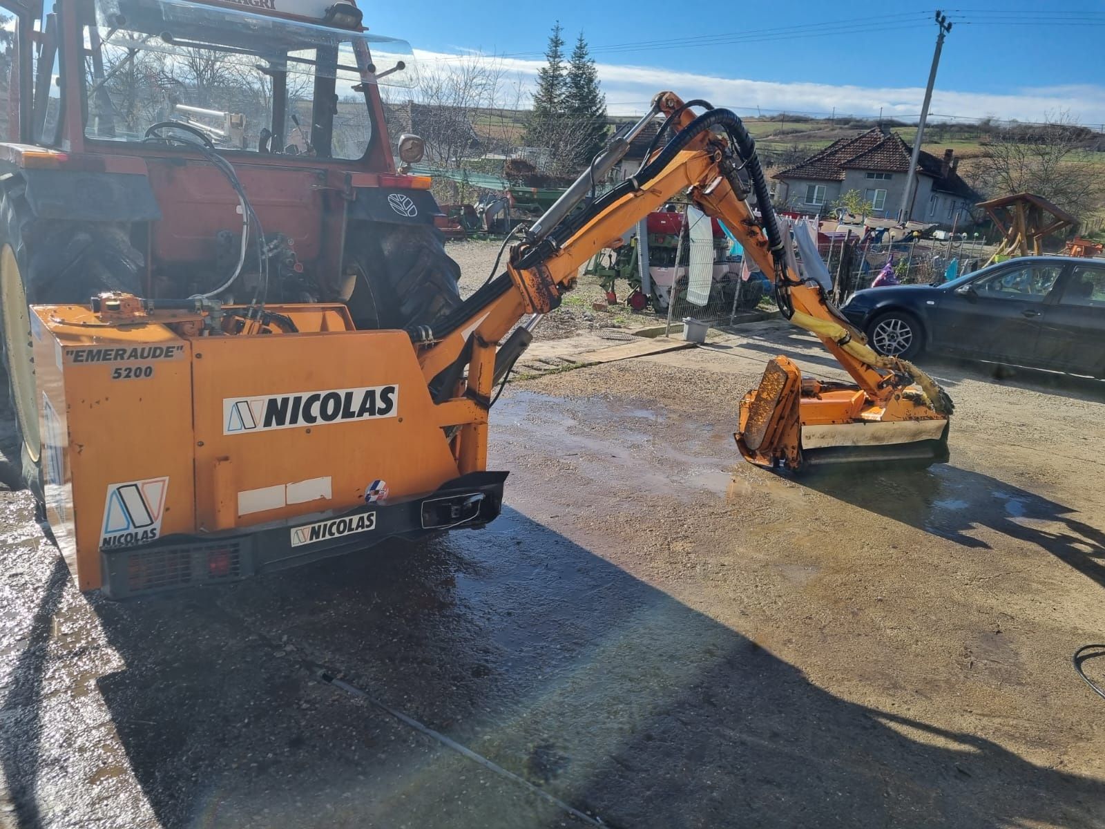 Tocatoare Resturi Vegetale Braț Articulat Nicolas 5,2m