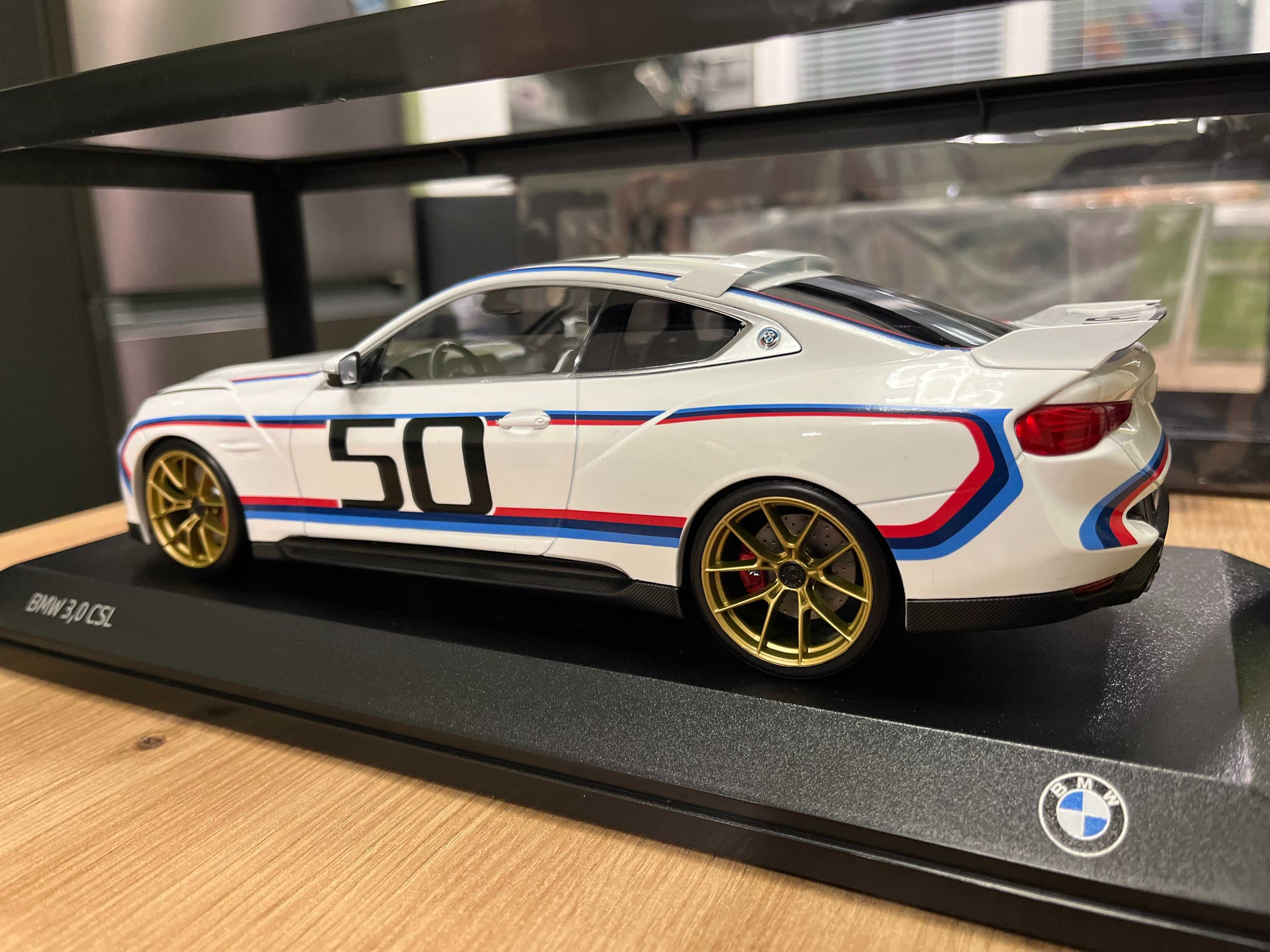 Модел на BMW 3.0 CSL - 50 години M 1:18 (Norev)