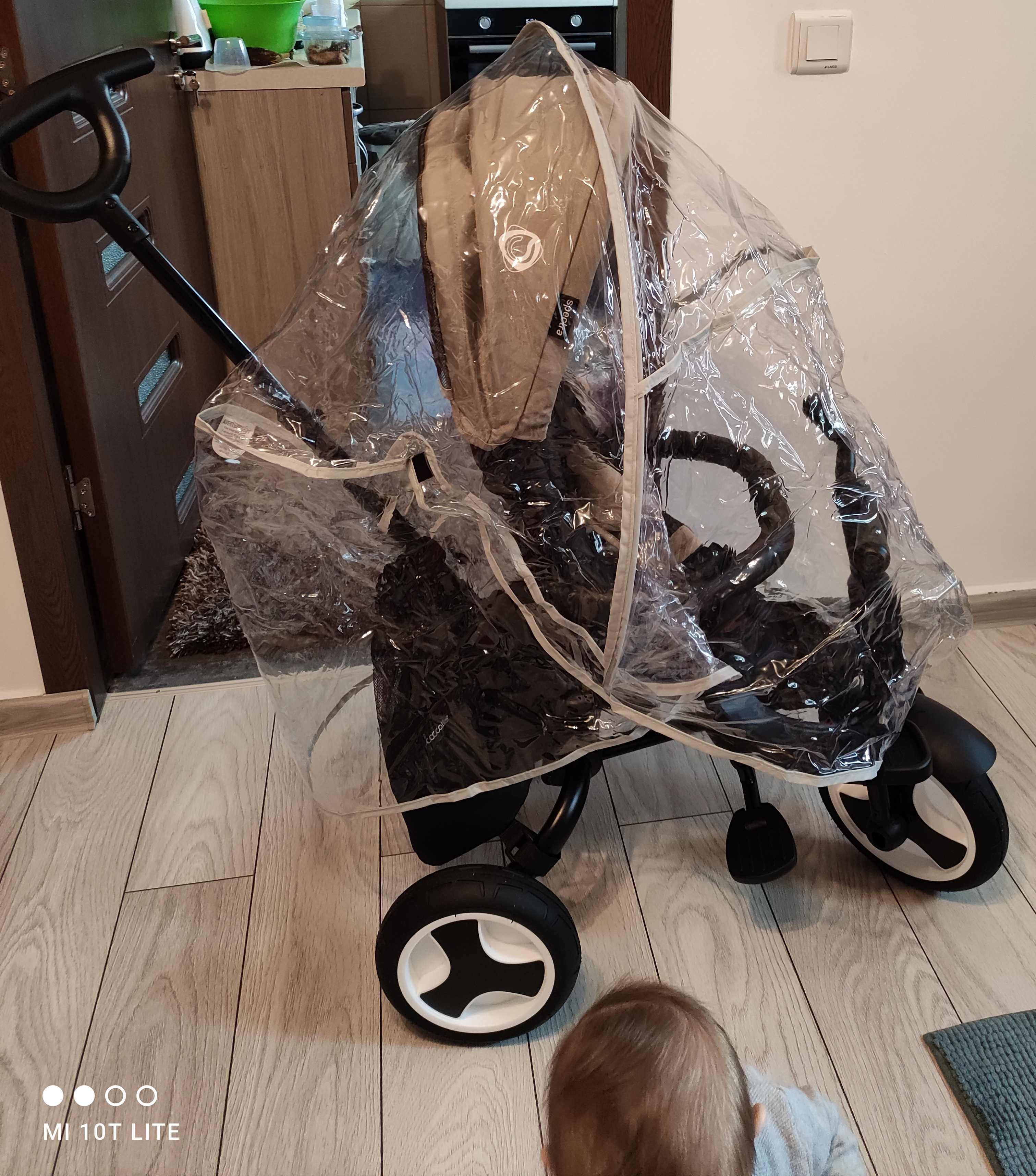 Tricicleta Coccole Spectra Plus, ultrapliabilă, gri