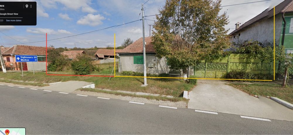 Casa la tara - 23km de Sibiu + teren 2300mp, sat Rusi