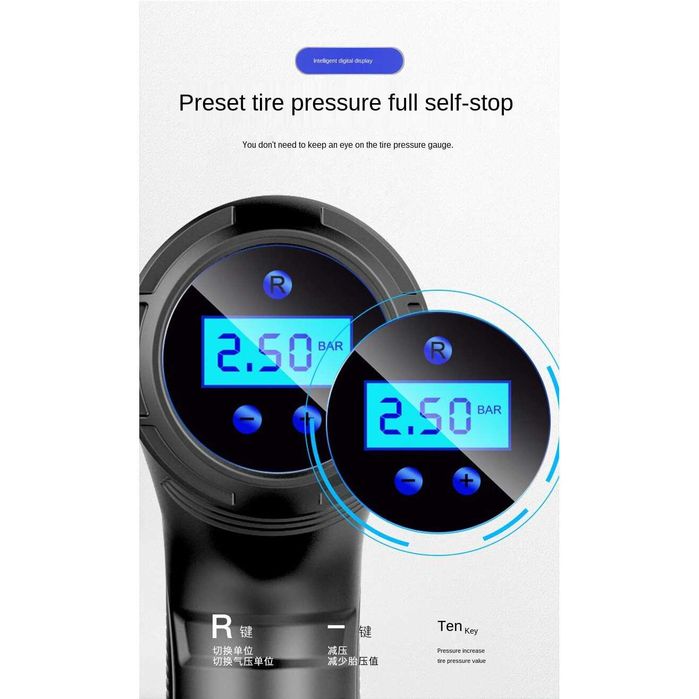 Електрическа помпа STELS RS-90, 120W, LCD, Фенерче