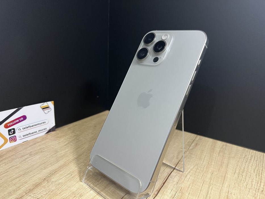 Iphone 16 Pro Max 256Gb Natural Titanium 3 ani garanție, Telefoane Mur