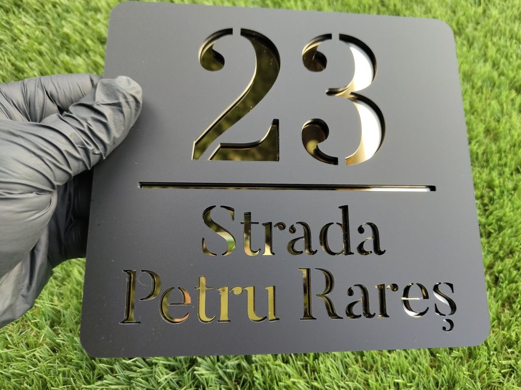 Placuta numar casa, Numere case personalizate, Placute stradale