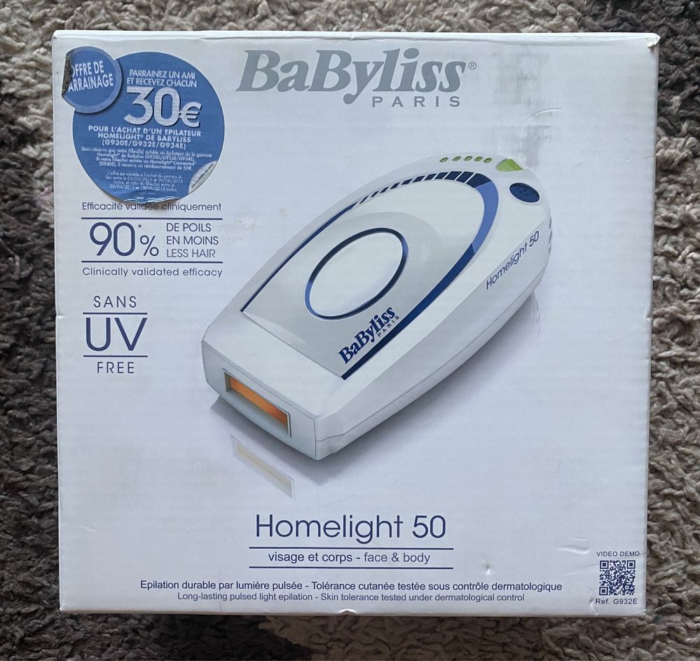 Фотоепилатор BaByliss Homelight 50