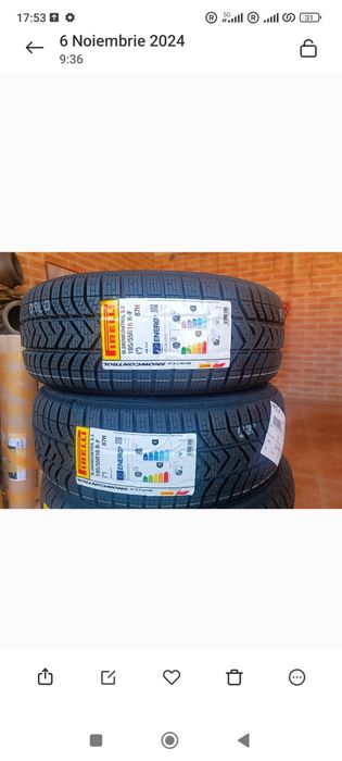 Anvelope  195/55 R16 87H iarnă Pirelli Winter Snowcontrol 3 –  NOI.