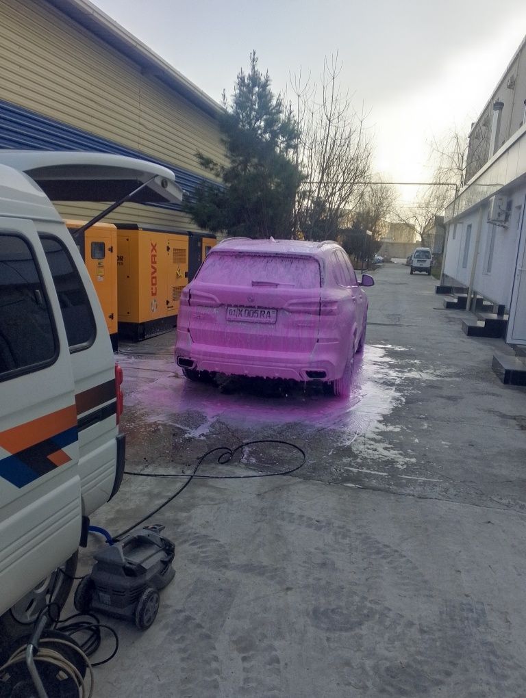 Автомойка выездная бесплатно доставка по городу Ташкент