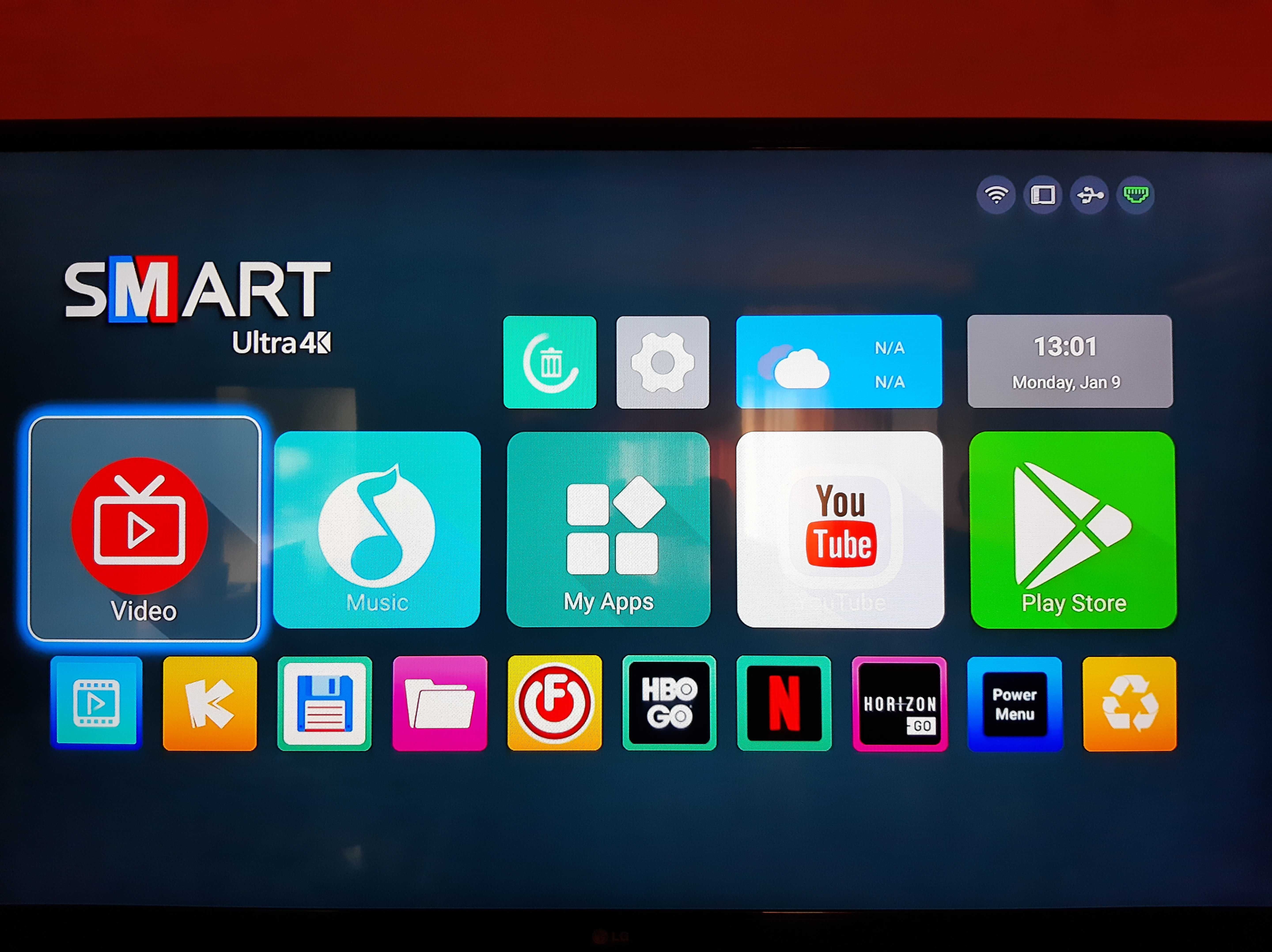 TV Box A5X Max 4k Ultra HD,  Android 9.0