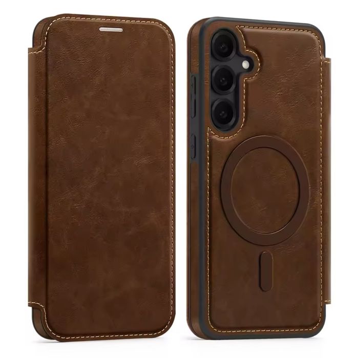 Vând husa din piele naturala pentru Samsung galaxy s25 plus