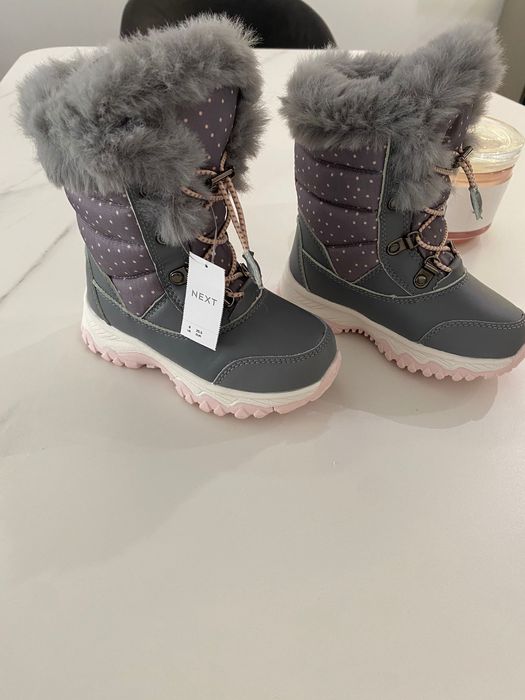 НОВИ Детски зимни ботуши за сняг NEXT за момиче
