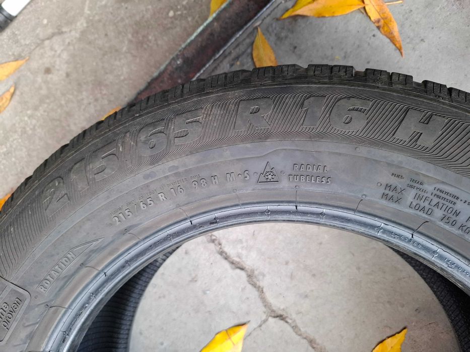 4 Зимни гуми Семперит 215/65/16 ДОТ20 (безплатно поставяне)