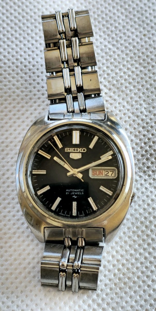 Намален Seiko vintage 36 mm omega  homage