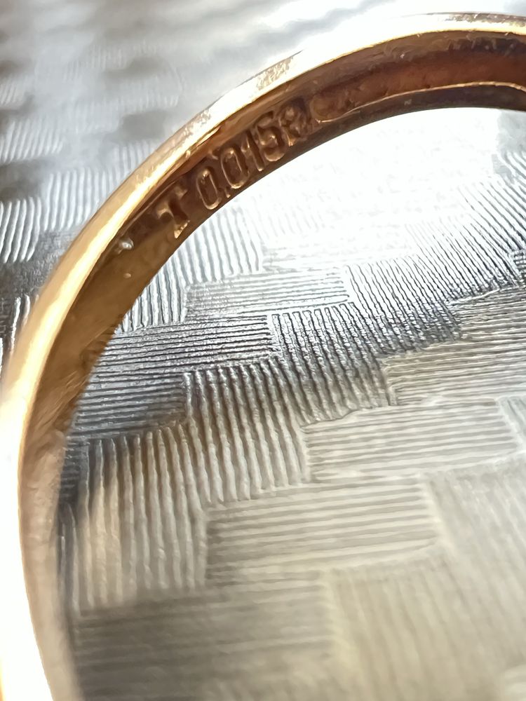 Пръстен 14K с естествен аквамарин