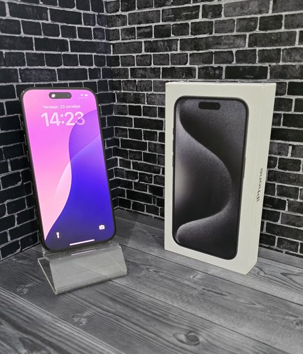 Телефон IPhone 15 Pro 128gb АКБ 88% Код 7234