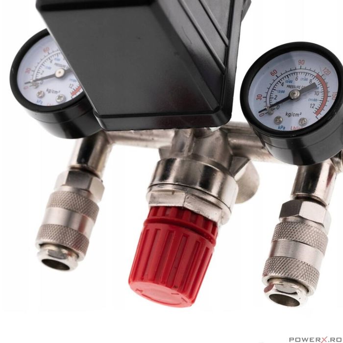 Presostat complet universal pentru compresor monofazic 220V, 8 bari,